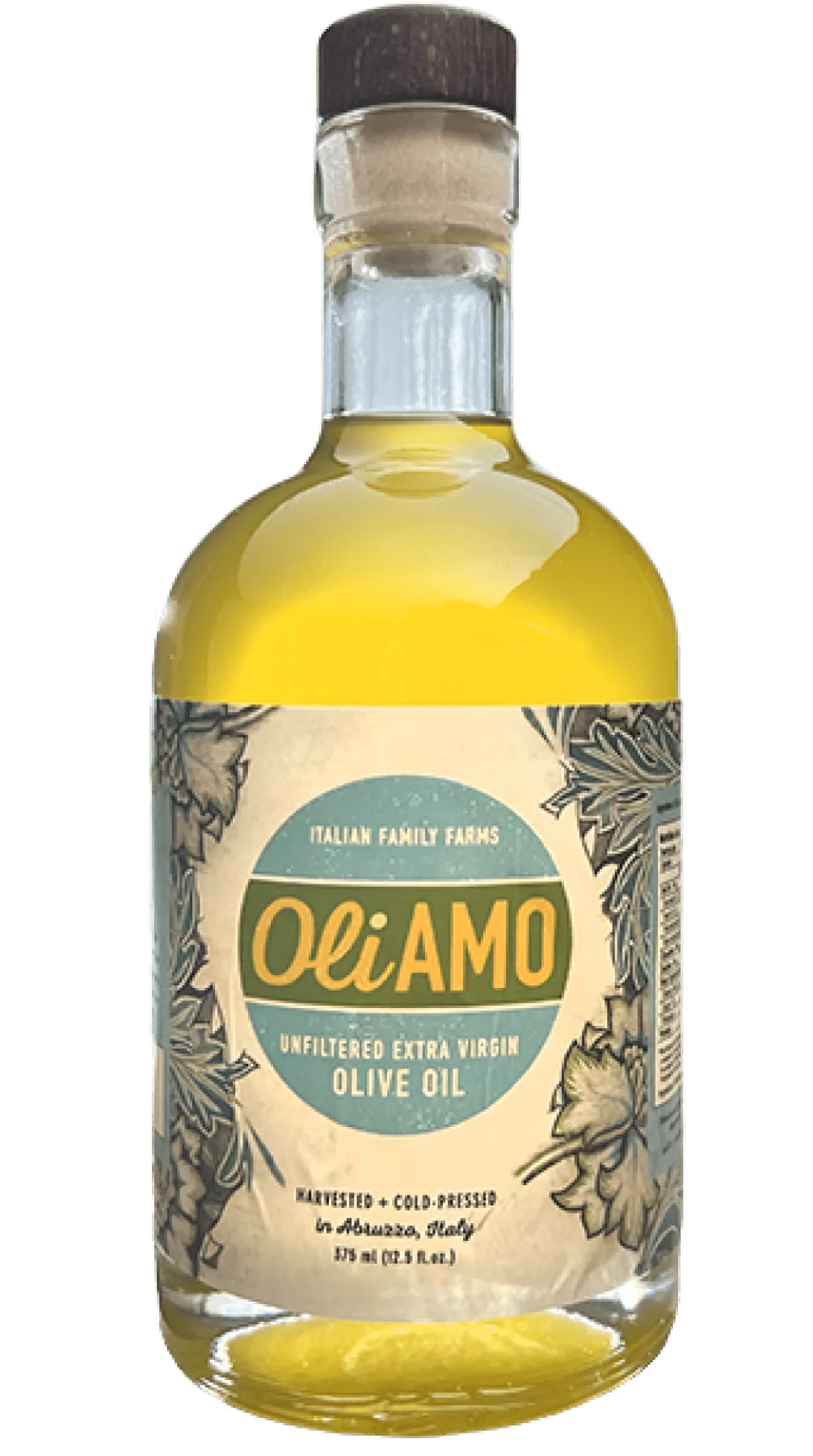 OliAMO Unfiltered Extra Virgin Olive Oil